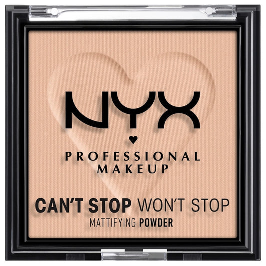 NYX Professional Makeup - Can't Stop Won't Stop Mattifying Powder Puder 6 g Medium 04