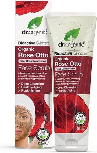 Organic Rose Face Scrub - 125 ml