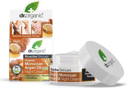 dr. organic Moroccan Argan Oil Night Cream - 50 ml