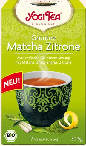 Yogi Tea Grüntee Matcha Zitrone Bio - 17 Beutel