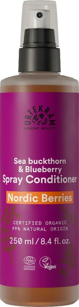 URTEKRAM Nordic Berries Spray Conditioner - 250 ml