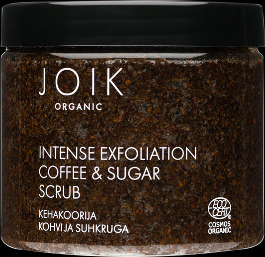 JOIK Organic Intense Exfoliation Coffee & Sugar Scrub - 180 g